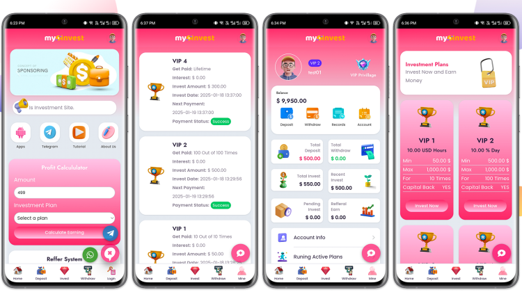 MyInvest PHP Script V2.0