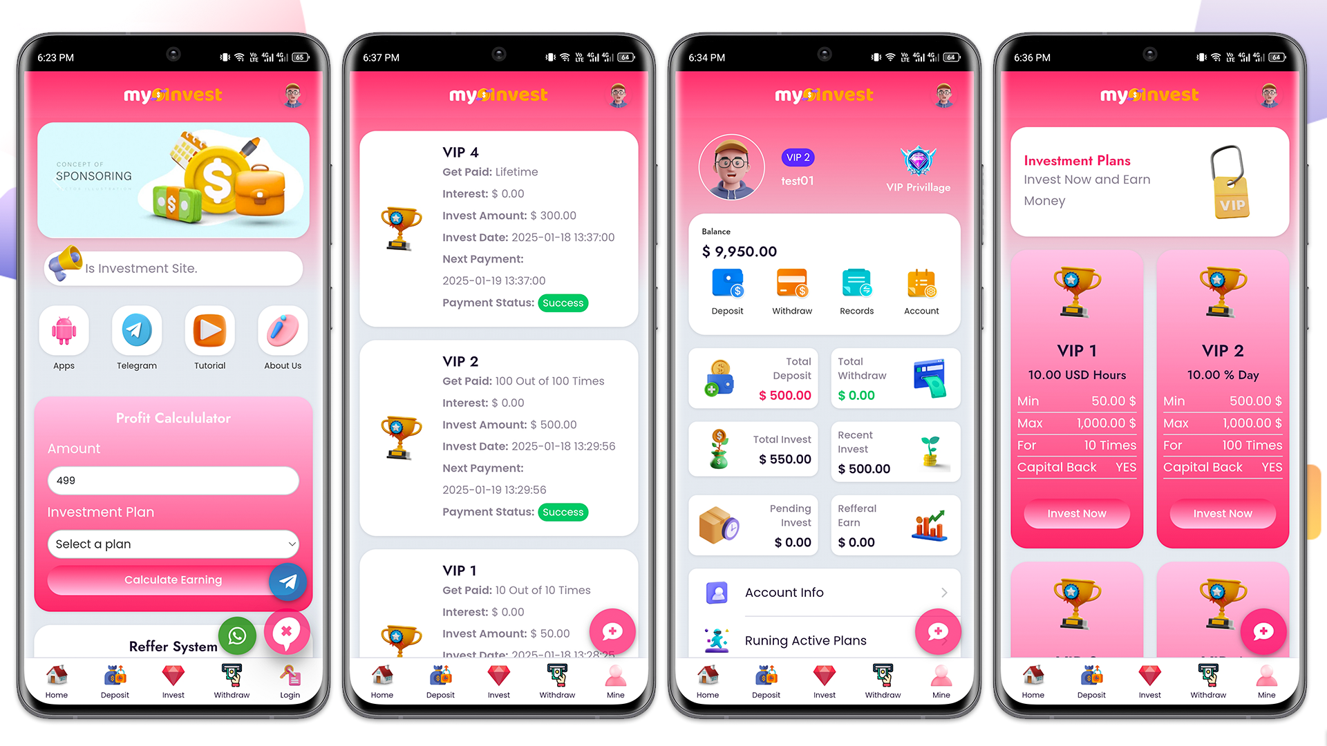 MyInvest PHP Script V2.0