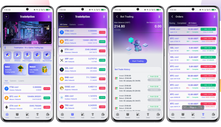 TradeOption Trading Platform