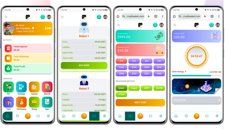 CryptoMinor Mining Script