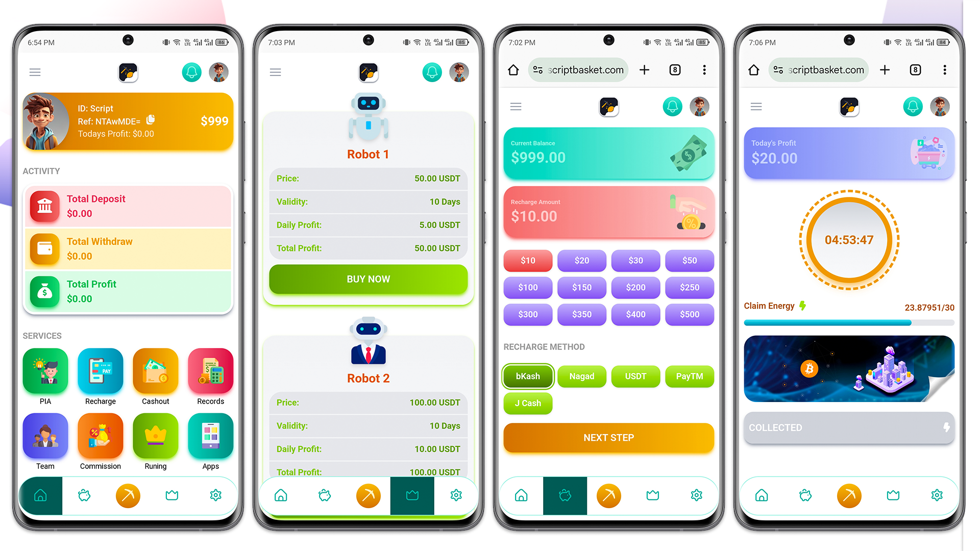 CryptoMinor Mining Script