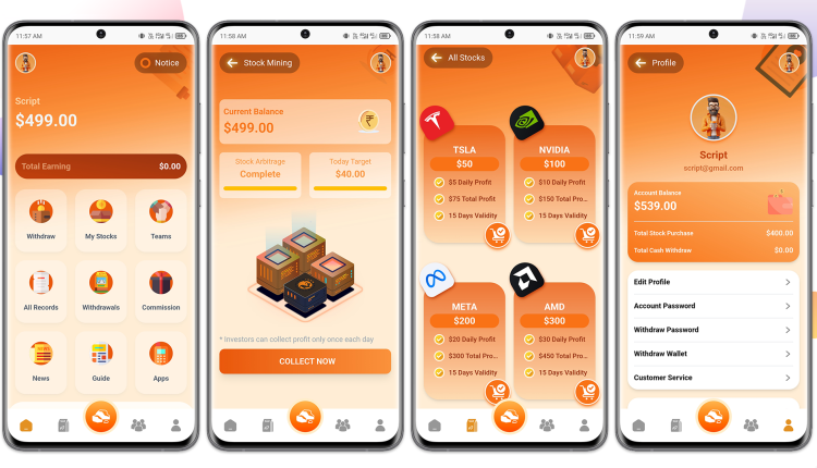 myStock Stock Mining Script