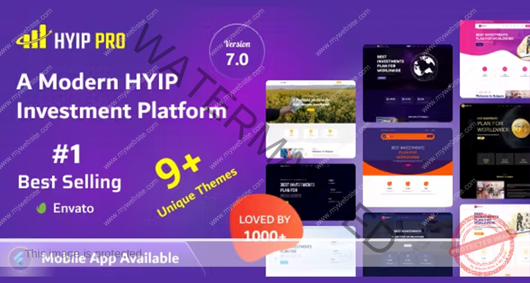 HYIPPRO Modern HYIP Script
