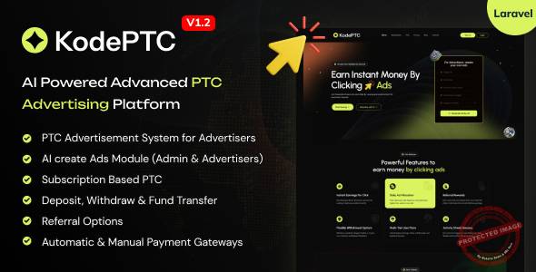 AI Powered Advanced PTC Advertising Platform