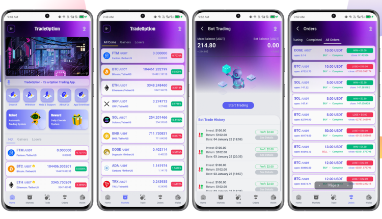 TradeOption Trading Platform